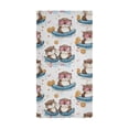 thumbnail image 6 of 2-Piece Polyester cotton Towel Set Absorbent Pool Float Otter Hand Towel Bath Towel Soft and Comfortable Machine Wash 28.3x14.4, 6 of 7