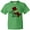 Kelly Green, variant on Inktastic Baby It's Cold Outside Cute Snowman in Plaid Print Youth T-Shirt