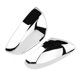thumbnail image 4 of 2pcs/set Car Rearview Mirror Frame Cap Decorative Cover Trim for MG ZS 2017-2018 Electroplating, 4 of 9
