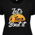 thumbnail image 4 of Inktastic Lets Taco Bout It Women's Plus Size T-Shirt, 4 of 5