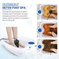 thumbnail image 2 of Máquina de baño de pies de desintoxicación iónica, limpieza de pies iónica personal Máquina de SPA de baño de pies iónico para salón de belleza en el hogar Spa con lavabo, 100 revestimientos y dos mat, 2 of 5