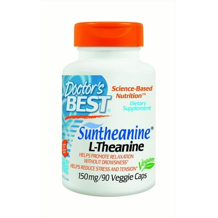 Suntheanine L-Theanine 150mg By Doctor's Best - 90 Veggie Caps