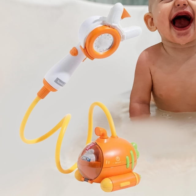 Juguete de baño para bebé, aspersor, regalo de cumpleaños, cabezal de ducha con manguera ajustable profesional, herramienta de ducha para niños, para
