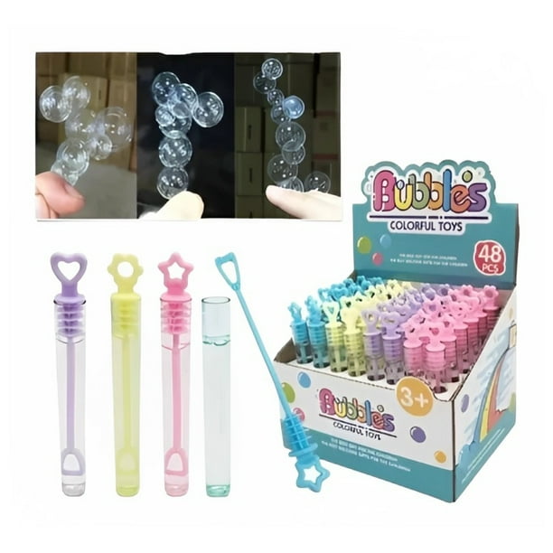 Jabón líquido no tóxico Bubble Game Mini Bubbles, 48 unidades
