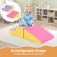 thumbnail image 2 of Laicejoy 2-Piece Step and Slide Climber for Infants and Toddlers, Toddler Soft Play Set for Crawling and Climbing, Baby Soft Foam Structure Blocks for Indoor Active Play, 2 of 8