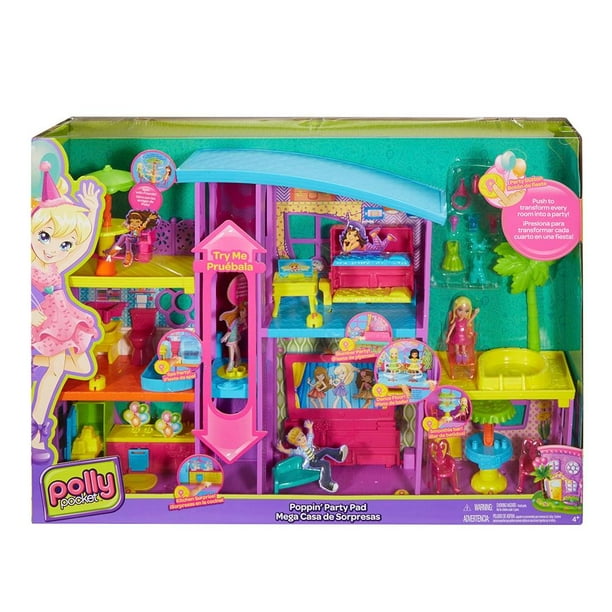Playset Polly Pocket Casa De Vacaciones Walmart House Casa De