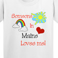 thumbnail image 4 of Inktastic Someone in Maine Loves Me Youth T-Shirt, 4 of 5