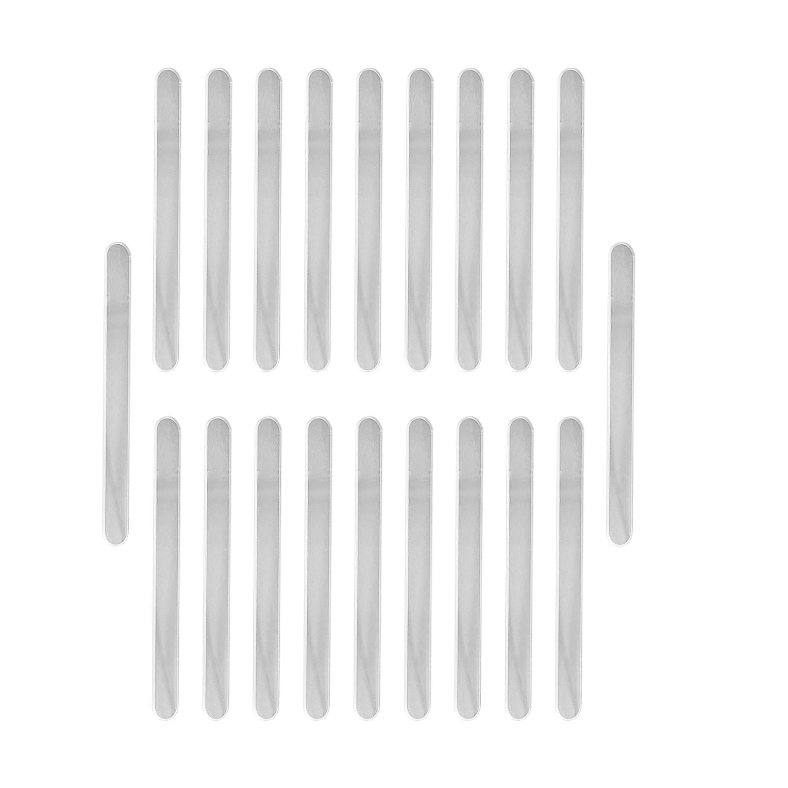 Esquirla 2x20x Popsicle Sticks, Sticks, Craft Sticks Candy Sticks Acrylic Craft Making Freezer Sticks, Ice Cream Sticks, for Kitchen Home , Clear, 3 3 Pcs