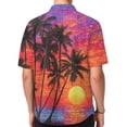 thumbnail image 4 of Mens Hawaiian Shirt Tropical Holiday Beach Shirts Lightweight Loose Fit Button Up Short Sleeve Beach Hawaiian Shirts, 4 of 4