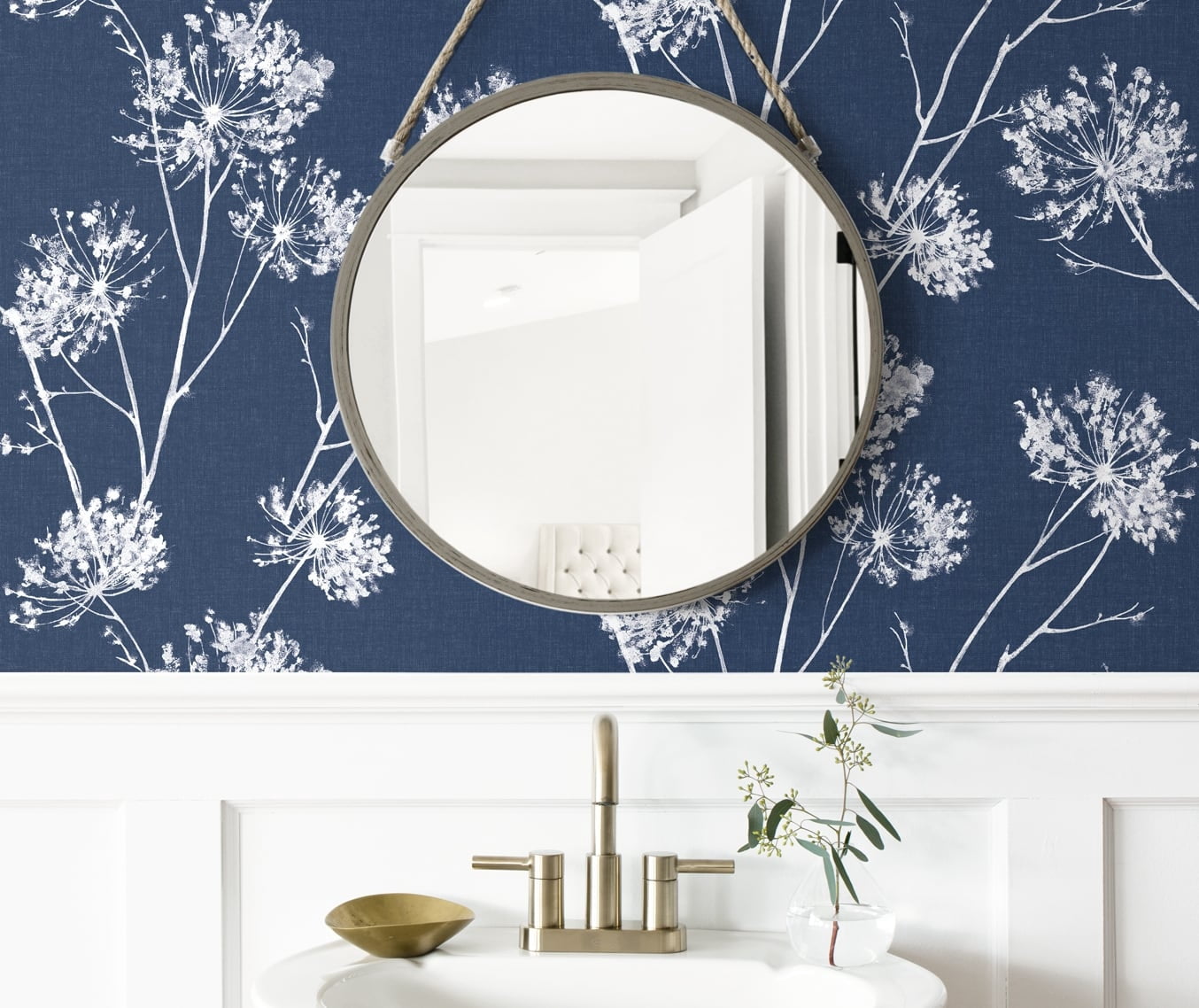 NextWall One O’clock Peel and Stick Wallpaper