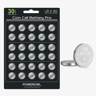 LR1130 AG10 Batteries, High Capacity SG10 389 189 Premium Alkaline Battery  1.5V Button Coin Cell Batteries (40 Count)