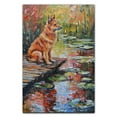 thumbnail image 3 of Hudo Dog Canvas Wall Art,Dog Wall Art print, Colorful Finnish Spitz Dog Decor for Kids Nursery Bedroom Living Room Office Home Unframed 8x12 inches, 3 of 5