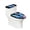 Blue Butterfly Flower, variant on Yuyamidu Sunflower Toilet Cover 2 Pieces Lavender Bathroom Toilet Lid Cover Toilet Tank Cover Stretchable Toilet Seat Cover Protector Set Dust Splash Resistant Cover