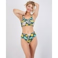 thumbnail image 2 of Real Essentials 3 Pack: Womens 2-Piece Bikini Modest Teen Adult Athletic Beach Swimsuit Tankini - Available in Plus Size, 2 of 6