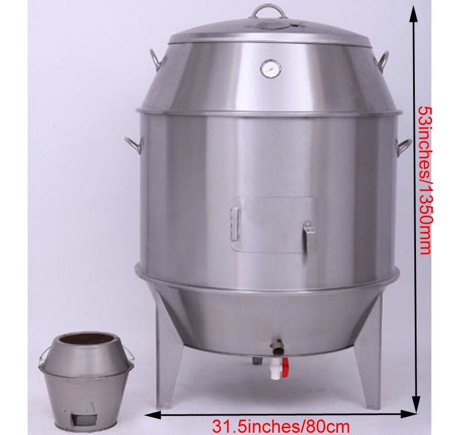 INTBUYING Charcoal Roast Duck Oven Commercial Stainless Steel Grill Roast Duck Chicken Cooking Tool Restaurant Barbecue Party Food