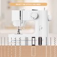 thumbnail image 5 of New Mini Sewing Machine With 12 Stitches, Reverse Stitch, Buttonhole, Multifunctional Household Electric Desktop Sewing Equipment With LED Light, 5 of 9