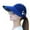 Navy, variant on Fgnfyis Women's Summer Foldable Sunscreen Beach Hat Sunshade Hat Beach Hats for Women Navy