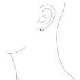 thumbnail image 4 of Bling Jewelry Mens Laser Etched Dragon Mini Hoop Huggie Earrings Stainless Steel, 4 of 7