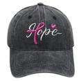 thumbnail image 1 of WEIYLL Baseball Caps for Womens Embroidered With Letter Adjustable Black Beach Hats size M, 1 of 2