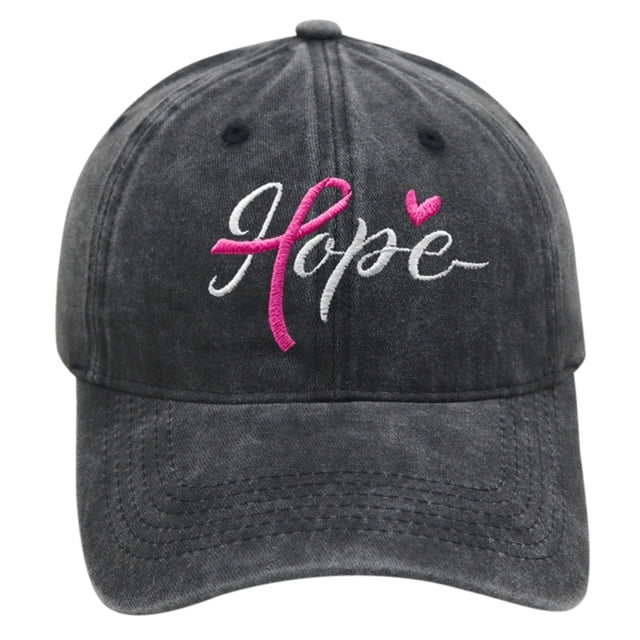 WEIYLL Baseball Caps for Womens Embroidered With Letter Adjustable Black Beach Hats size M