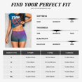 thumbnail image 5 of Honeii vintage dark paint Print Women's Workout Shorts, Gym Shorts for Active Wear, Sports Shorts,Women's Running Shorts,Quick Dry Athletic Shorts-XX-Large, 5 of 8