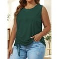 thumbnail image 3 of Oryer Plus Size Tank Tops for Women, Round Neck Sleeveless Casual Womens Blouse Trendy Tunic Summer Shirts for Women 1X-5X, 3 of 7