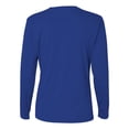 thumbnail image 3 of C2 Sport Women's Performance Long Sleeve T-Shirt in Royal 2XL | 5604, 3 of 5