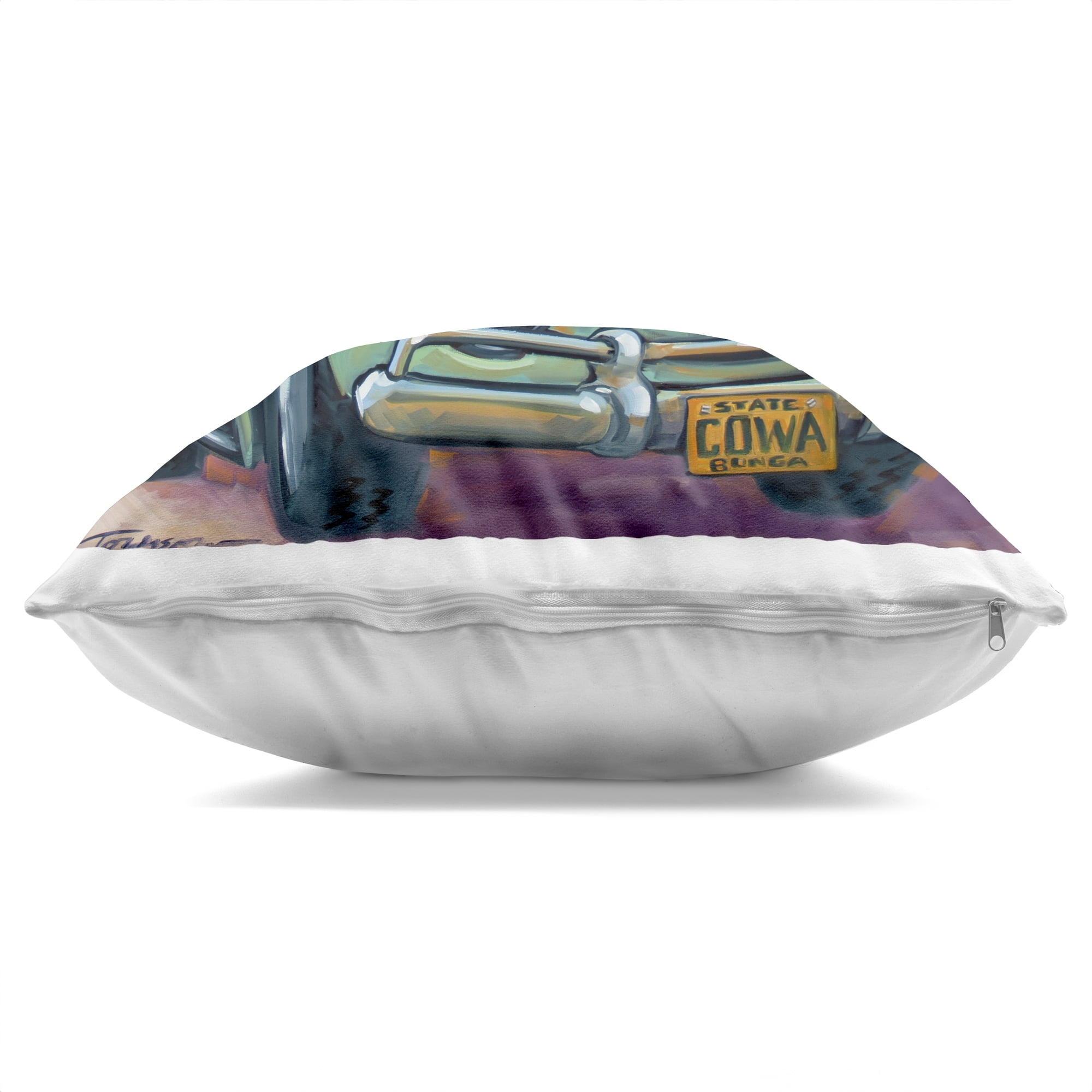 Stupell Industries Cowabunga Surfer Cows Decorative Printed Throw Pillow, design by CR Townsend, 18 x 7 x 18
