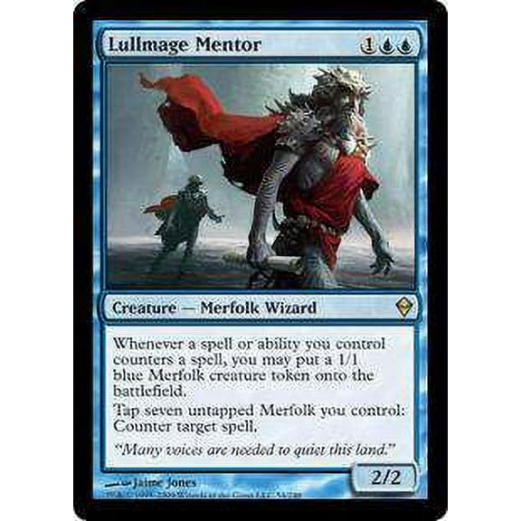 MtG Zendikar Rare Lullmage Mentor #54