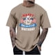 thumbnail image 2 of Tops para hombre, blusas y camisas de cuello redondo y manga corta para hombre, tops casuales de cuello redondo y manga corta con estampados especiales para hombre., 2 of 5