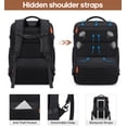 thumbnail image 6 of UKEIN Travel Backpack for Men & Women Carry On Backpack Flight Approved Expandable 42L Waterproof Anti-Theft Personal Item Backpack with Packing Cubes and Shoe Pocket, 6 of 9