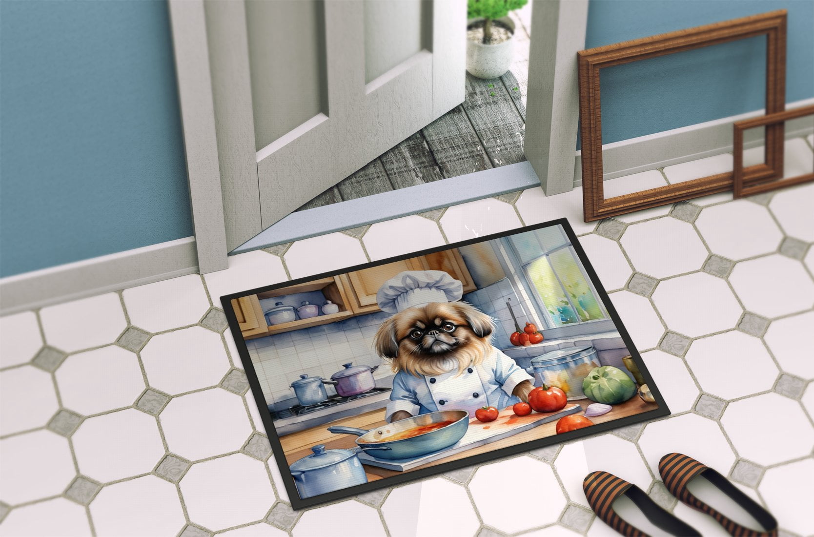 Yorkie Yorkshire Terrier The Chef Doormat