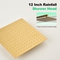 thumbnail image 5 of 12 Inch Bathroom Luxury Rain Wall Mounted Shower System with Shower Head, Hand Shower, Slide Bar,Bodysprays, 5 of 7