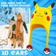 thumbnail image 2 of Gorro Pokémon Kids, acogedor, tejido en invierno, amarillo, de Pikachu, 2 of 6