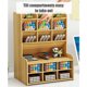 thumbnail image 3 of Wooden Desktop Organizer Multi-functional Desk Pen Holder Storage Box Desktop Stationary Storage Organizer for Home Office School, 3 of 5