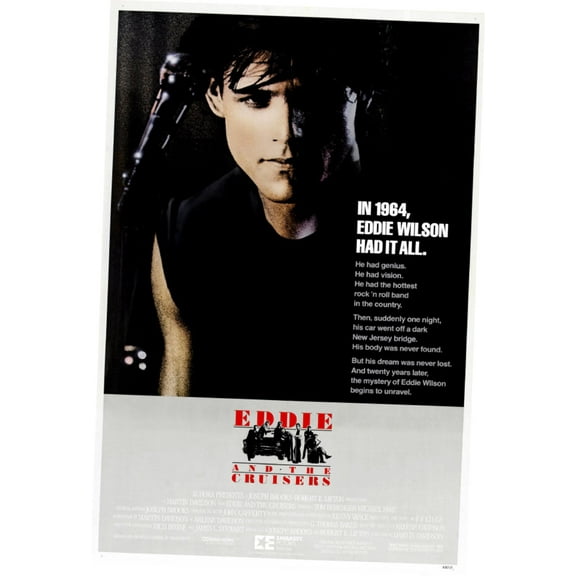 Eddie And The Cruisers Movie Poster 24In x36In Art Poster 24x36 Square Adults Best Posters