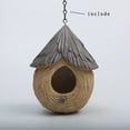 thumbnail image 7 of Outdoor Birdhouse Decor for Gardens, Resin Hanging Ornament, Durable Bird Nests for Courtyards and Balconies, Exquisite Painted Design, Decorative Garden Accents, 7 of 7