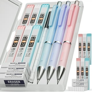 Nicpro Aesthetic School Supplies, 46 PCS Mechanical Pencil Set with Pe