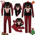 thumbnail image 4 of KHONTS Family Matching Christmas Pajamas Set Holiday Graphic Sleepwear Xmas Pjs Set Casual Fashion Cute Homewear 1-Black Kids, 4 of 4