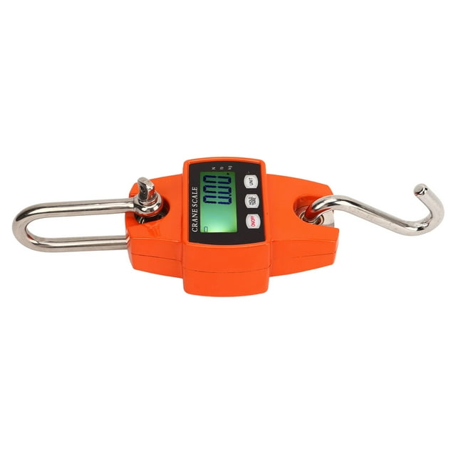 Digital Hanging Scale 300KG LCD Backlit Display High Accuracy Mini Crane Scale for Fishing Hunting,MiniCraneScale,300kgHangingScale