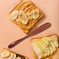 thumbnail image 3 of Diekin 5pcs Butter Spreader Knives Wooden Jam Spreader Cheese Spreader Bread Knives Wood Face Mask Stick For Sandwich Cream Cheese Condiment Knives Ice Cream Spoon Kitchen Baking, 3 of 6