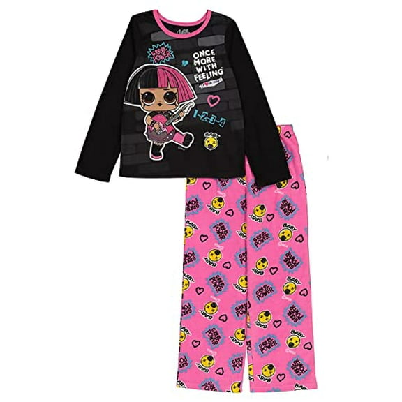 L.O.L. Surprise! Girls’ Pajama Set, Grrrl Power, 4