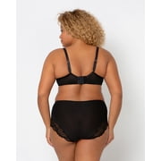 Curvy Couture Womens Tulip Lace Convertible Cage Bra Style-1267