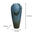 thumbnail image 5 of Fiber Reinforced Concrete Vase Outdoor Water Fountain Tall Patio Garden Water Fountain with LED Light and Submersible Pump for Home, Office Garden, Yard Art Decor, 5 of 10