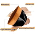 thumbnail image 3 of Brocha plana para base de maquillaje, brocha facial para mezclar crema líquida en polvo, brocha c Irfora cepillo cosmético, 3 of 7
