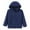 Navy, variant on Kids Fleece Warm Jacket Long Sleeve Hoodies Fleece Jackets Full Zip Winter Jackets For Kids Size 3-4 Years Girls Clothes