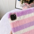 thumbnail image 2 of Allytech Furry Case for Apple iPad 9.7" 2018/2017 6th 5th Generation, iPad Air 1 2 Case, Slim Fit Kickstand Faux Fur Plush Flip Cover Case for Apple iPad 9.7"  Tablet - Purple, 2 of 5