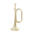 thumbnail image 1 of Shisuyan 1Pc Useful Beginning Instrument Kid Trumpet Learning Musical Instrument (Golden), 1 of 9