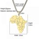 thumbnail image 3 of Stainless Steel Necklace Jewelry, African Map Pendant, Fashion Accessories For Men And Women, Best Gifts For Family Or Friends, 3 of 3