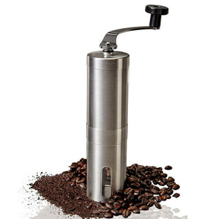 JavaPresse Manual Coffee Grinder with Adjustable Settings Stainless St –  Kaffa Abode